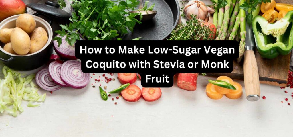 How to Make Low-Sugar Vegan Coquito with Stevia or Monk Fruit